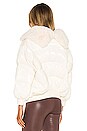 view 5 of 6 Bella Faux Fur Puffer Jacket in White