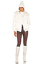 view 6 of 6 Bella Faux Fur Puffer Jacket in White