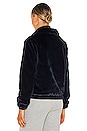 view 4 of 5 Orlando Faux Fur Jacket in Navy Blue