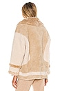view 3 of 4 Ellie Fur Jacket in Beige