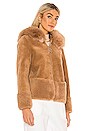 view 2 of 4 Maya Faux Fur Jacket in Beige