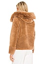 view 3 of 4 Maya Faux Fur Jacket in Beige