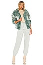 view 4 of 4 Isla Teddy Faux Fur Jacket in Khaki