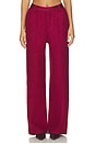 view 1 of 6 Gracie Boucle Pant in Cherry