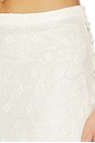 view 6 of 6 HAZEL SEQUIN LACE 맥시 스커트 in Ivory
