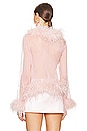 view 3 of 4 Gigi Feather Blouse in Blush