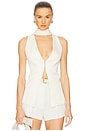 view 1 of 5 Grace Vest in Ivory