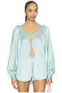 view 1 of 4 BLUSA PENELOPE in Pastel Blue