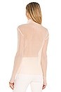 view 3 of 4 Zula Metallic Sheer Scivvy Top in Cream