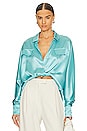 view 1 of 4 Celeste Shirt Blouse in Cyan