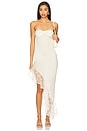 view 1 of 4 Lace Orchid Dress in Almond