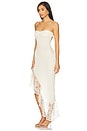 view 3 of 4 Lace Orchid Dress in Almond