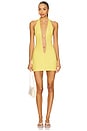 view 1 of 3 Shell Halter Dress in Butter