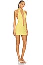 view 2 of 3 Shell Halter Dress in Butter