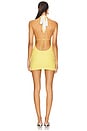 view 3 of 3 Shell Halter Dress in Butter