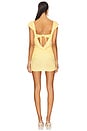 view 3 of 3 Hibiscus Dress in Butter