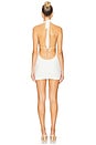 view 3 of 3 Shell Halter Dress in Ivory