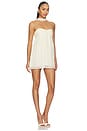 view 3 of 4 Powderpuff Dress in Butter