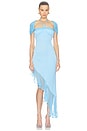 view 1 of 4 Addison Dress in Aquamarine