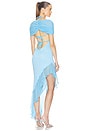 view 4 of 4 Addison Dress in Aquamarine