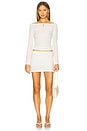 view 5 of 6 Alder Skort in Ivory