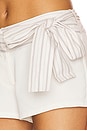 view 6 of 6 Bonbon Shorts in Black Stripe
