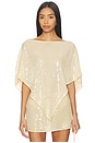 view 1 of 5 Honeycrisp Sequin Poncho in Desert Sequin