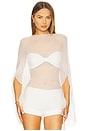 view 1 of 6 Ibis Poncho Set in Ivory