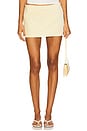 view 1 of 6 Solstice Mini Skirt in Blonde Velvet