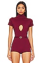 view 2 of 5 Ava Bodysuit in Merlot