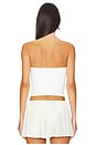 view 3 of 4 The Cabana Bustier in White