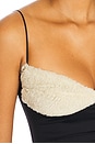 view 5 of 5 Hemlock Fur Tank in Black & Ivory