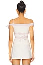 view 3 of 4 Bonbon Top in Pink Stripe