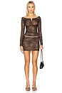view 4 of 5 Alder Top in Black & Nude