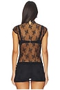 view 3 of 4 Ember Lace Top in Black Floral