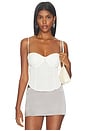view 1 of 4 Sienna Bustier Top in Cream
