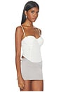 view 2 of 4 Sienna Bustier Top in Cream