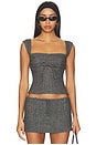 view 1 of 4 Maeve Top in Herringbone
