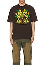 view 3 of 3 Palante Tee in Chocolate