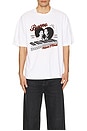 view 3 of 3 Selena Y Chris Tee in White