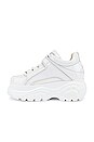 view 5 of 6 London Classic Patent Sneaker in White
