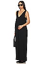 view 1 of 4 Linen Maternity Jumpsuit in Black