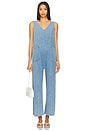 view 2 of 4 Oversized Denim Jumpsuit in Medium Blue Wash