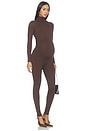 view 1 of 3 The Penelope Jumpsuit in Chocolate