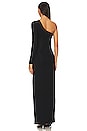 view 4 of 4 One Shoulder Maxi Dress in Black