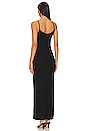 view 4 of 5 Soft Rib Maternity Maxi Dress in Black