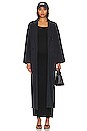 view 5 of 5 Soft Rib Maternity Maxi Dress in Black