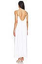 view 3 of 3 Linen Maxi Maternity Dress in White