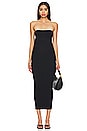 view 2 of 4 Silhouettes Strapless Maternity Dress in Black