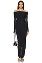 view 2 of 4 Off The Shoulder Dress in Black
